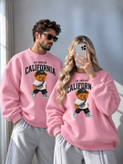بلوز دورس زنانه توکرکی یقه گرد طرح California کد 80759